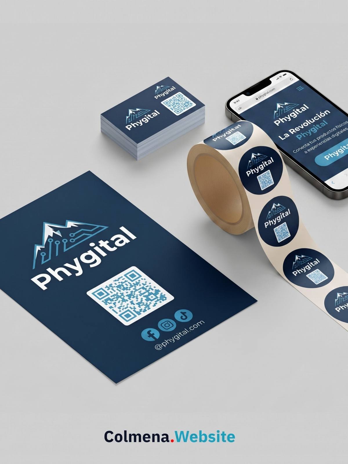 Colmena Digital — pack completo de marketing phygital con web incluida
