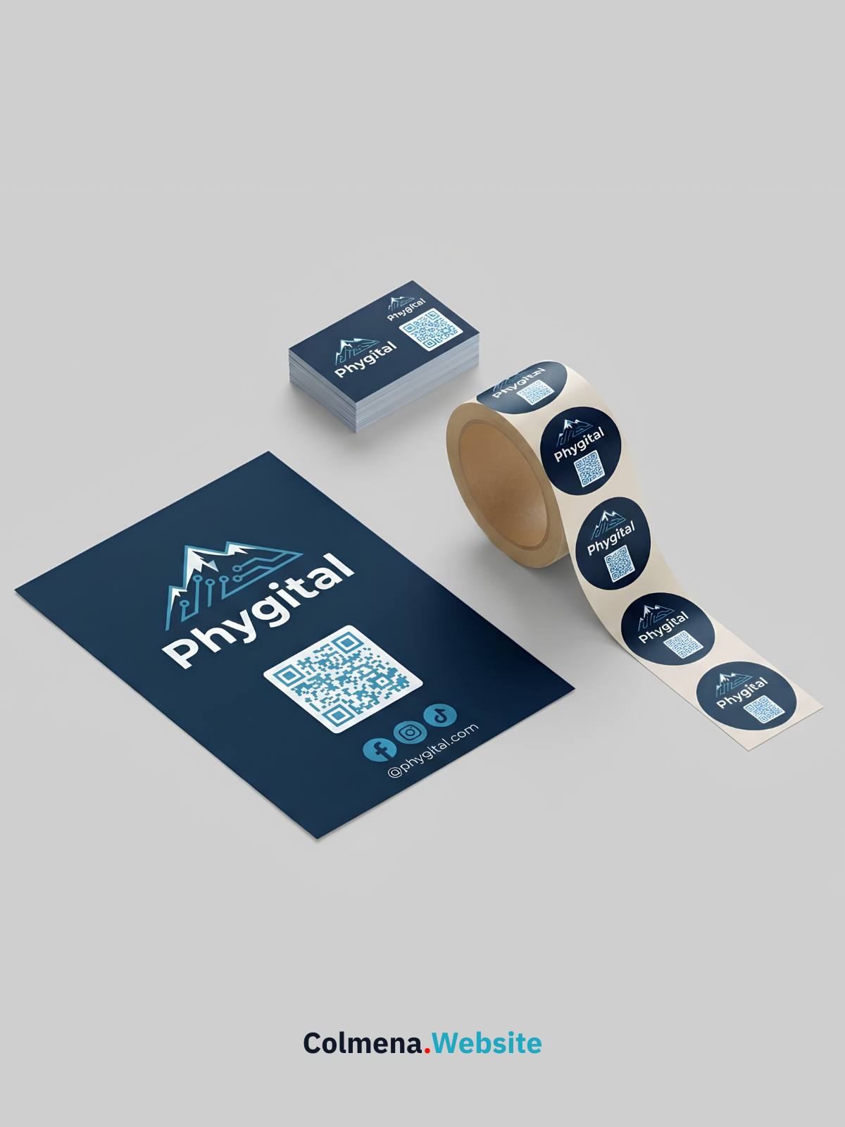 Estrategia Phygital — pack de materiales de marketing para comercios locales